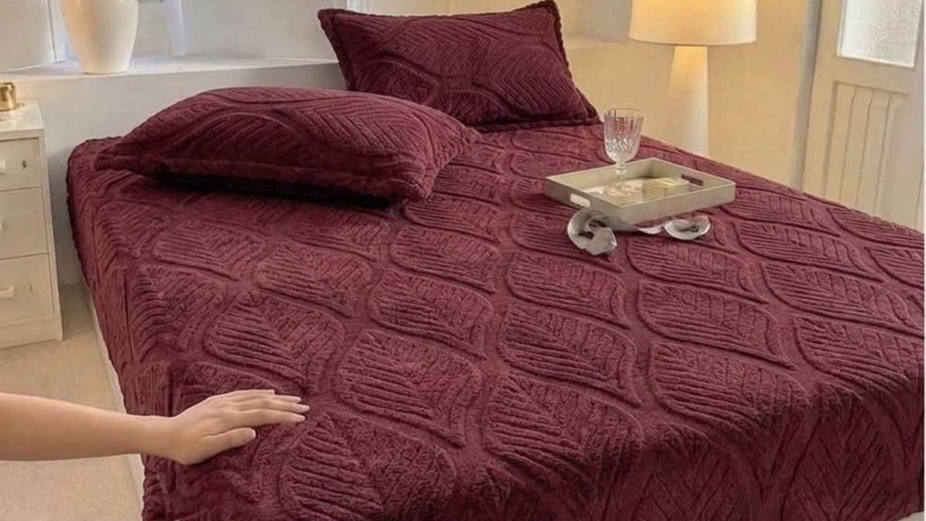 Drap-housse  gaufré — 160×200