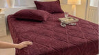 Drap-housse  gaufré — 160×200